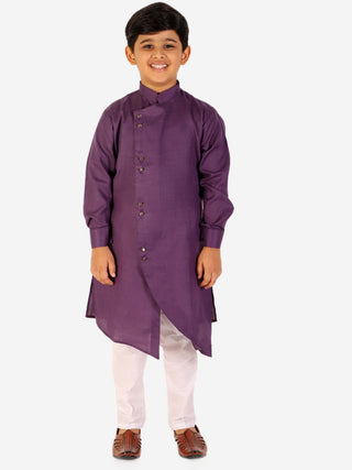 Pro Ethic Kurta Pajama For Boys - Cotton - Purple S-109