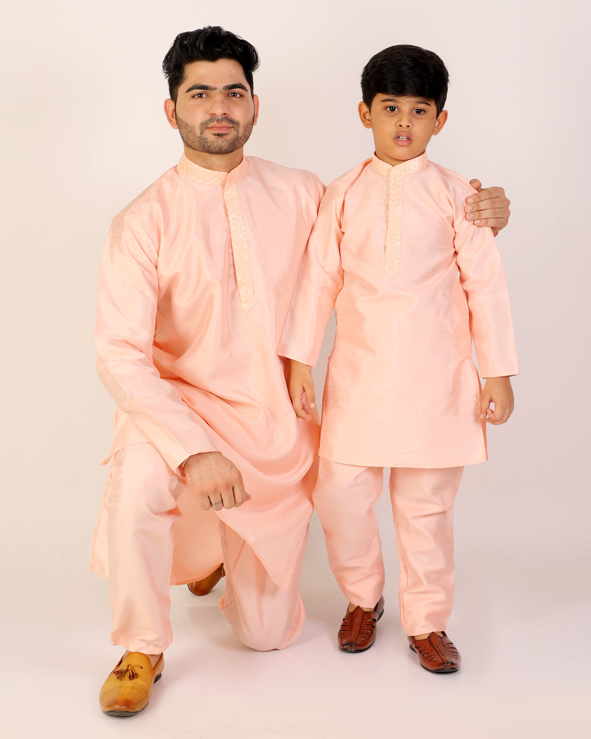 Father Son Same Dress Kurta Pajama