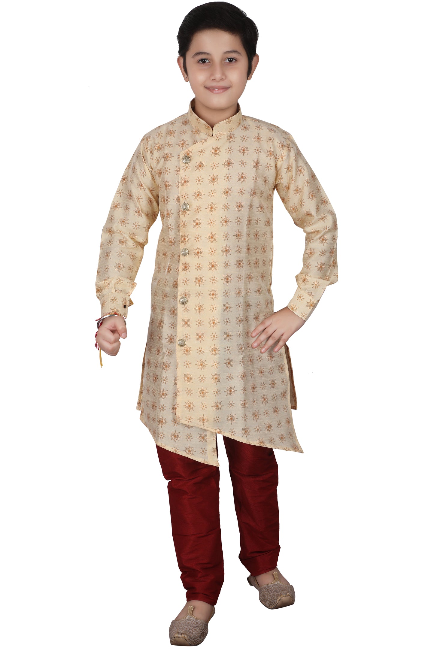 Pro Ethic Gold Kurta Pajama For Boys Kids Ethnic Wear #139