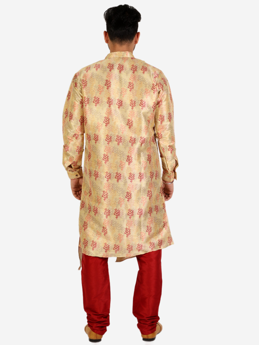 Pro Ethic Men's Kurta Pajama Set Silk - Fon (A-106)