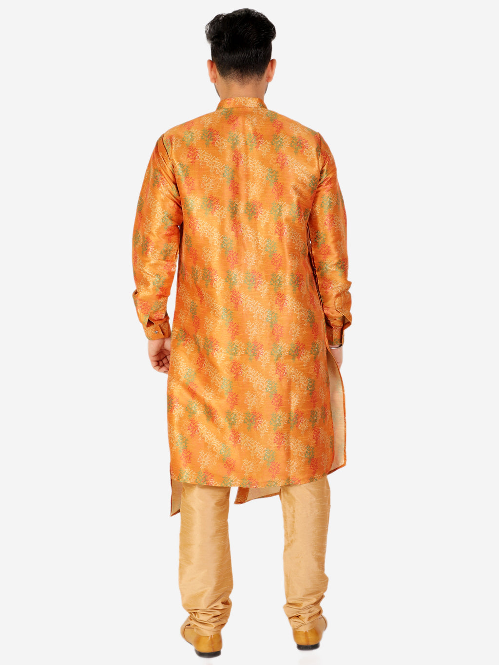 Pro Ethic Men's Kurta Pajama Set Silk - Mustard (A-106)