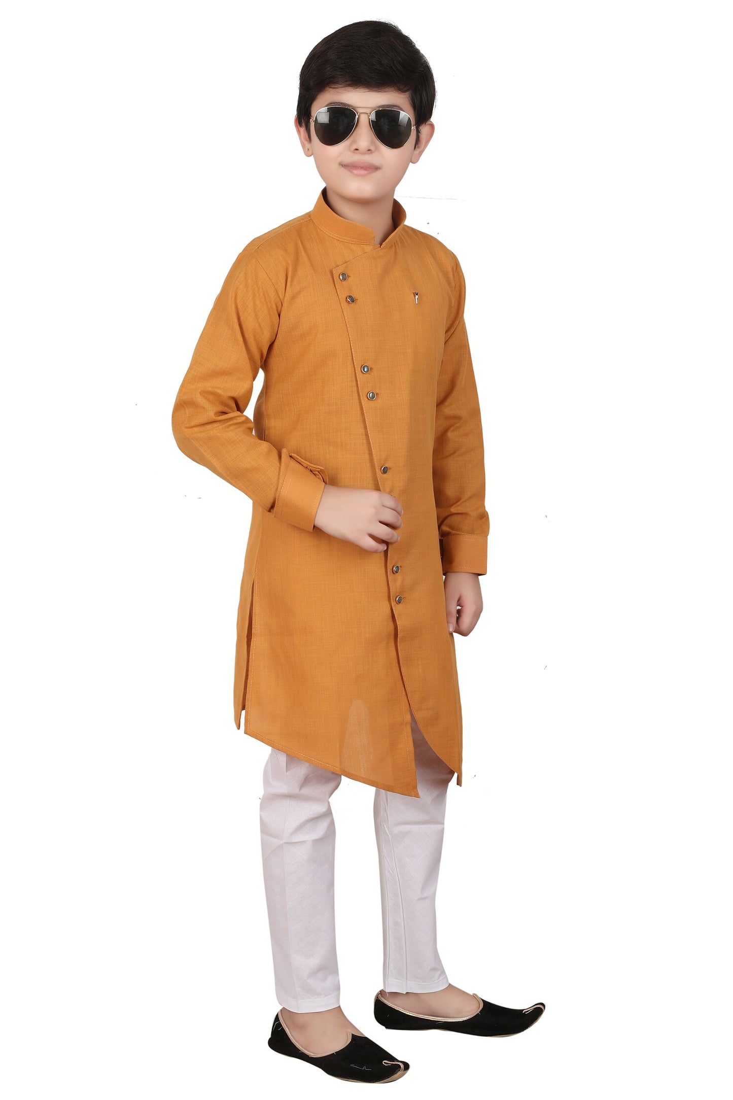 Pro Ethic Mustard Kurta Pajama For Boys - Cotton -1 To 16 Years #109