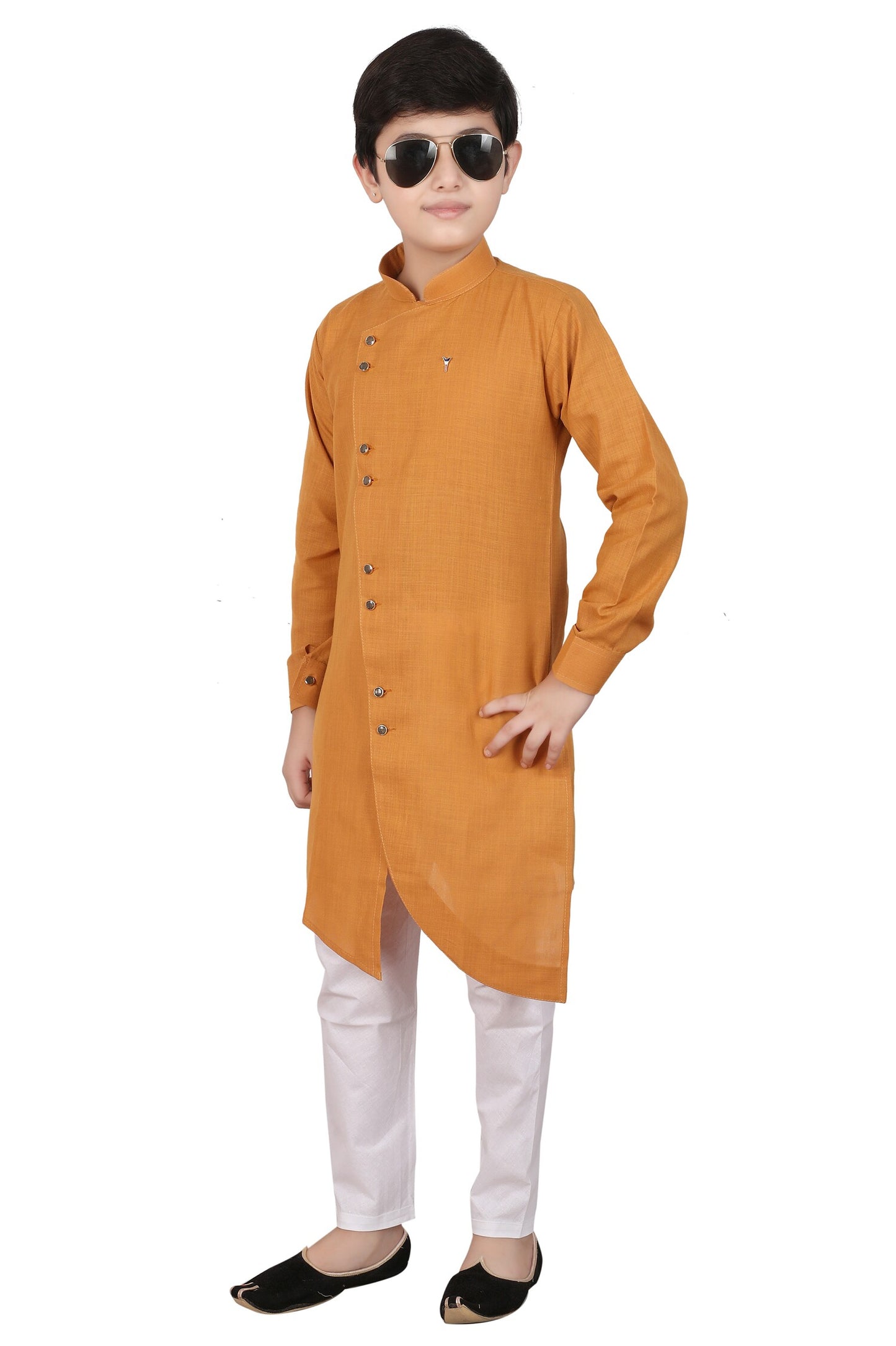 Pro Ethic Mustard Kurta Pajama For Boys - Cotton -1 To 16 Years #109