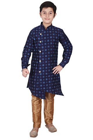 Pro Ethic Navy Blue Kurta Pajama For Boys Kids Ethnic Wear S-139