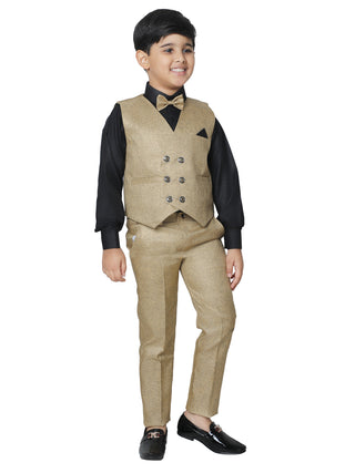 Pro Ethic Three Piece Suit For Boys Brown T-130