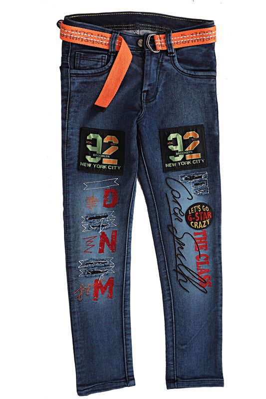 Pro Ethic Kid's jeans For Boys Dark Blue (J-107)