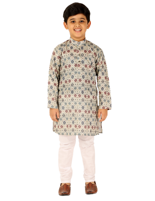 Pro Ethic Kurta Pajama For Boys Cotton Blue (S-166)