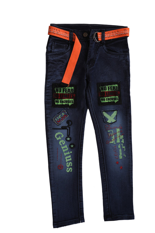 Pro Ethic Kid's jeans For Boys Dark Blue (J-108)