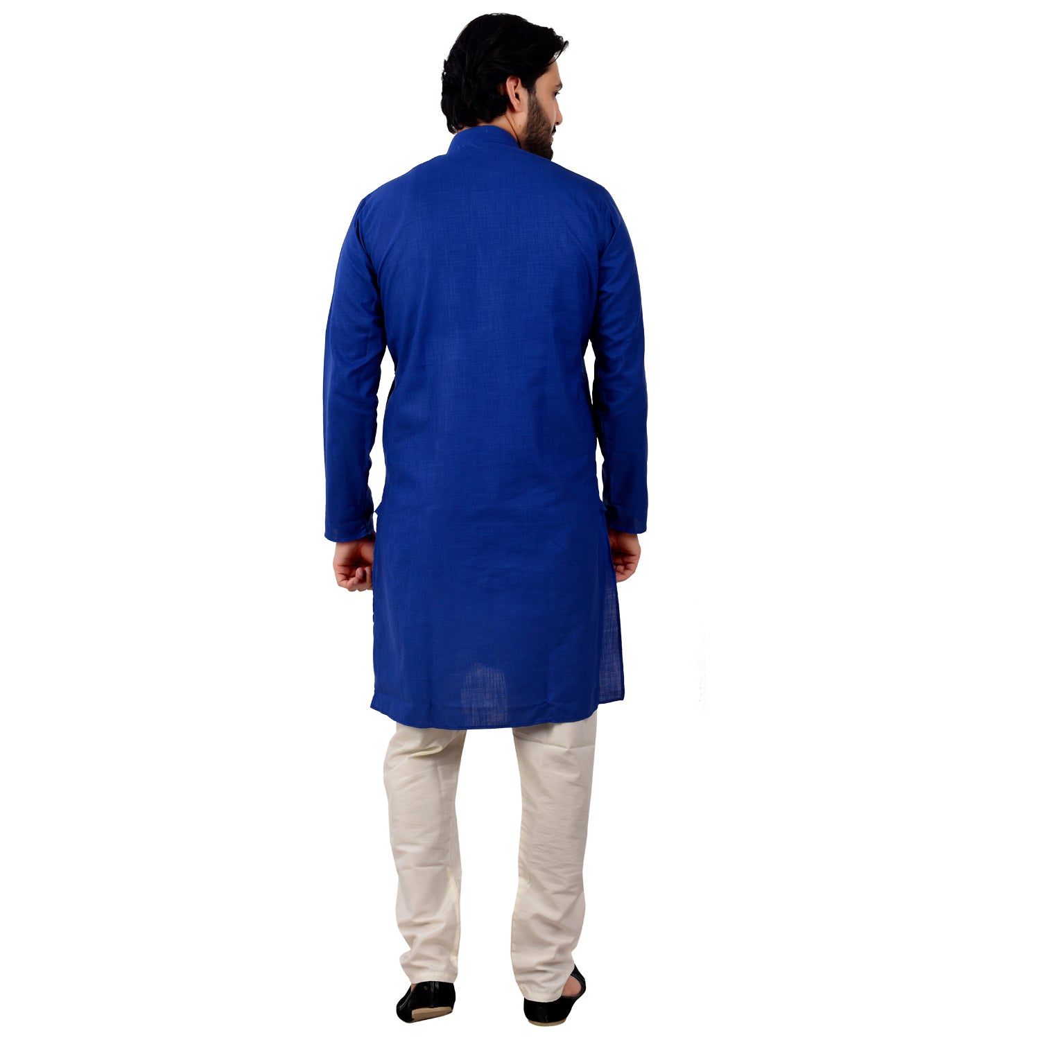 Pro Ethic Cotton Navy Blue New Look Kurta Pajama For Men (A-781)