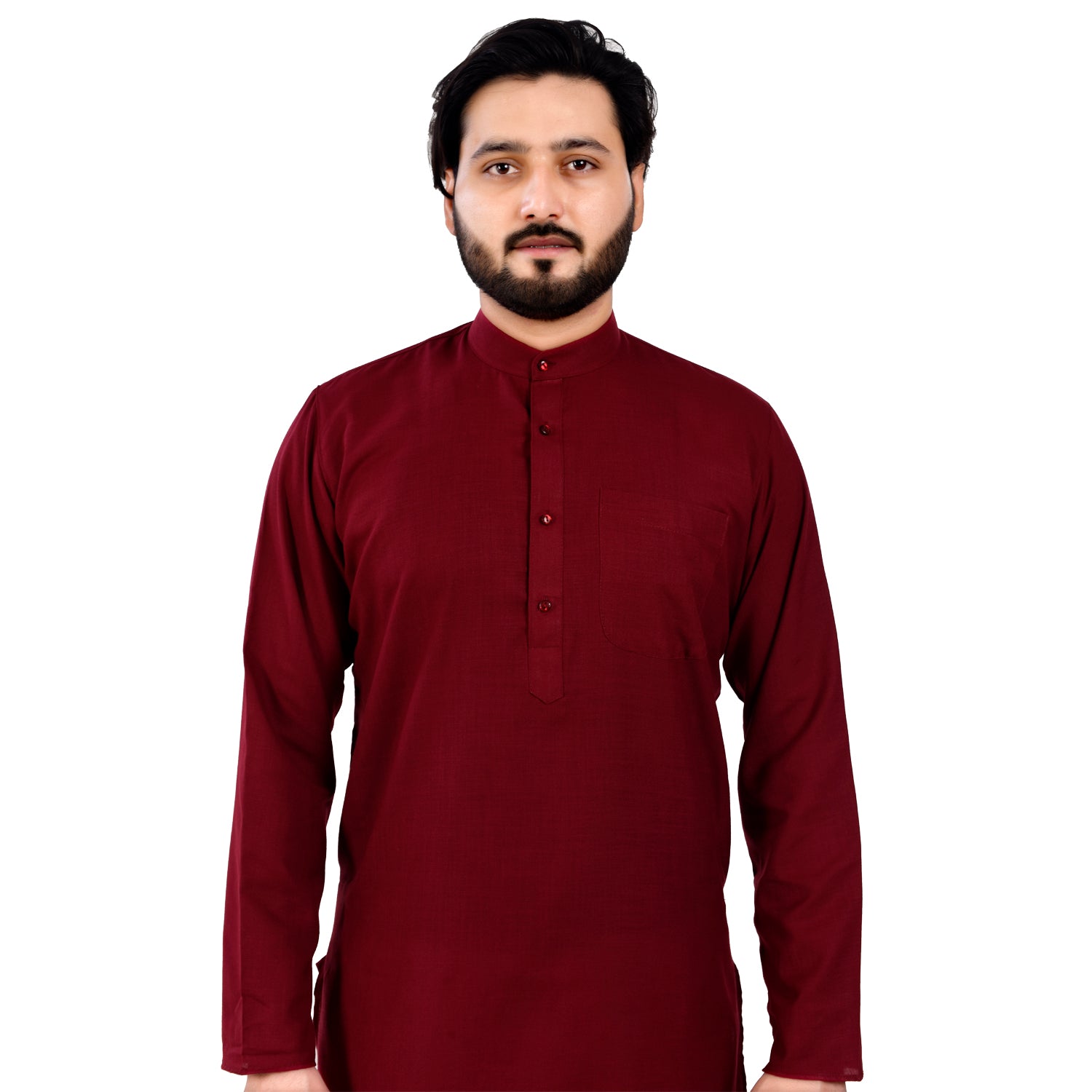 Pro Ethic Cotton Maroon New Look Kurta Pajama For Men (A-781)