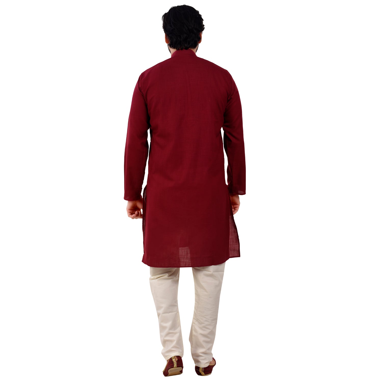 Pro Ethic Cotton Maroon New Look Kurta Pajama For Men (A-781)