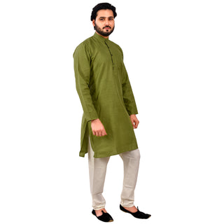 Pro Ethic Cotton Green New Look Kurta Pajama For Men (A-781)