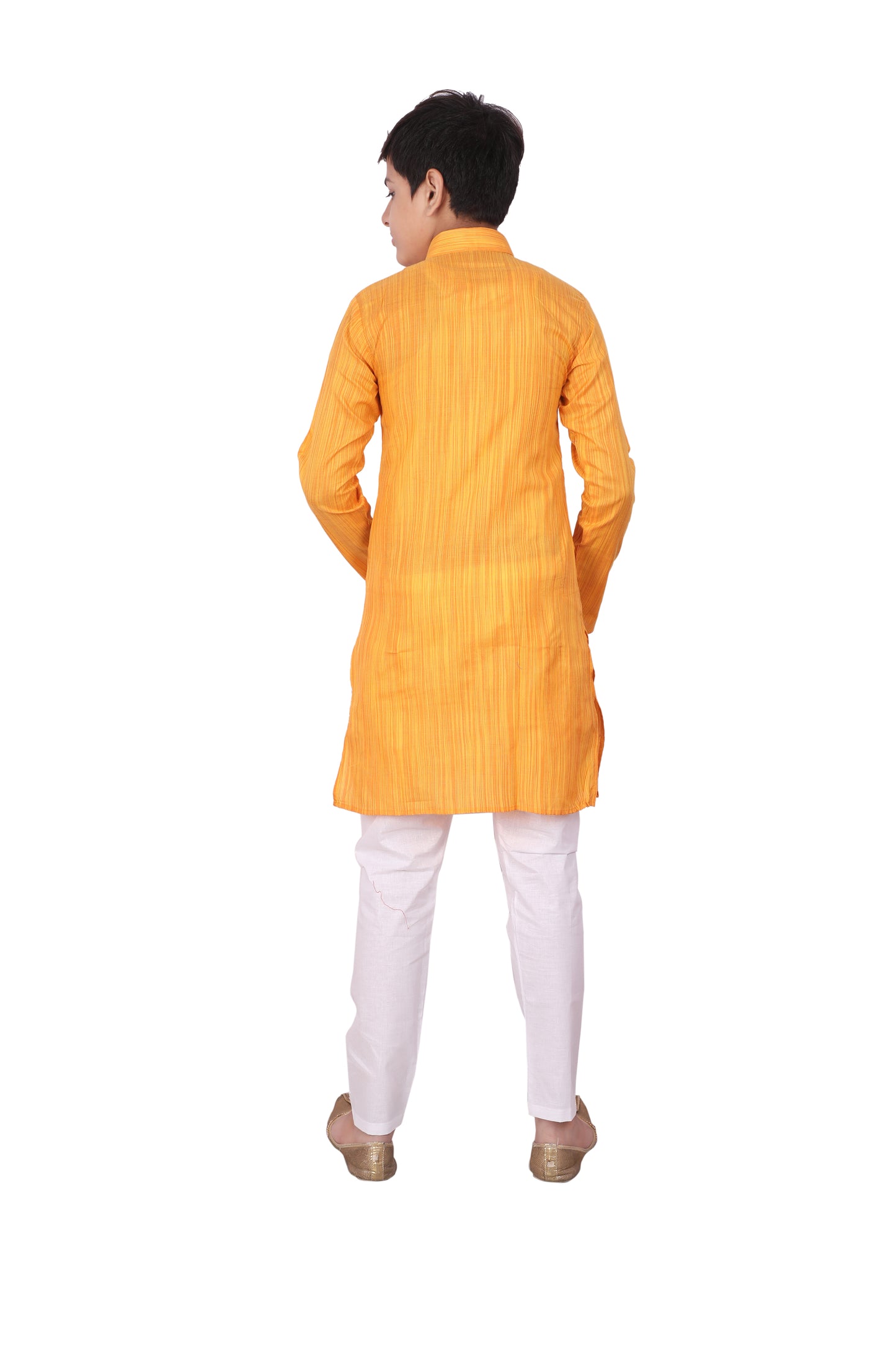 Pro Ethic Orange Kurta Pajama For Boys - Cotton S114