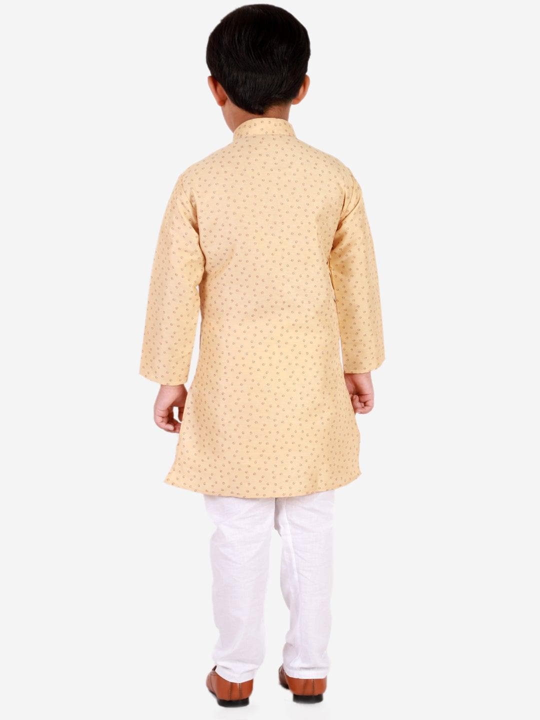 Pro Ethic Wear Silk Printed Kurta Pajama Set for Kids and Boys #S-121