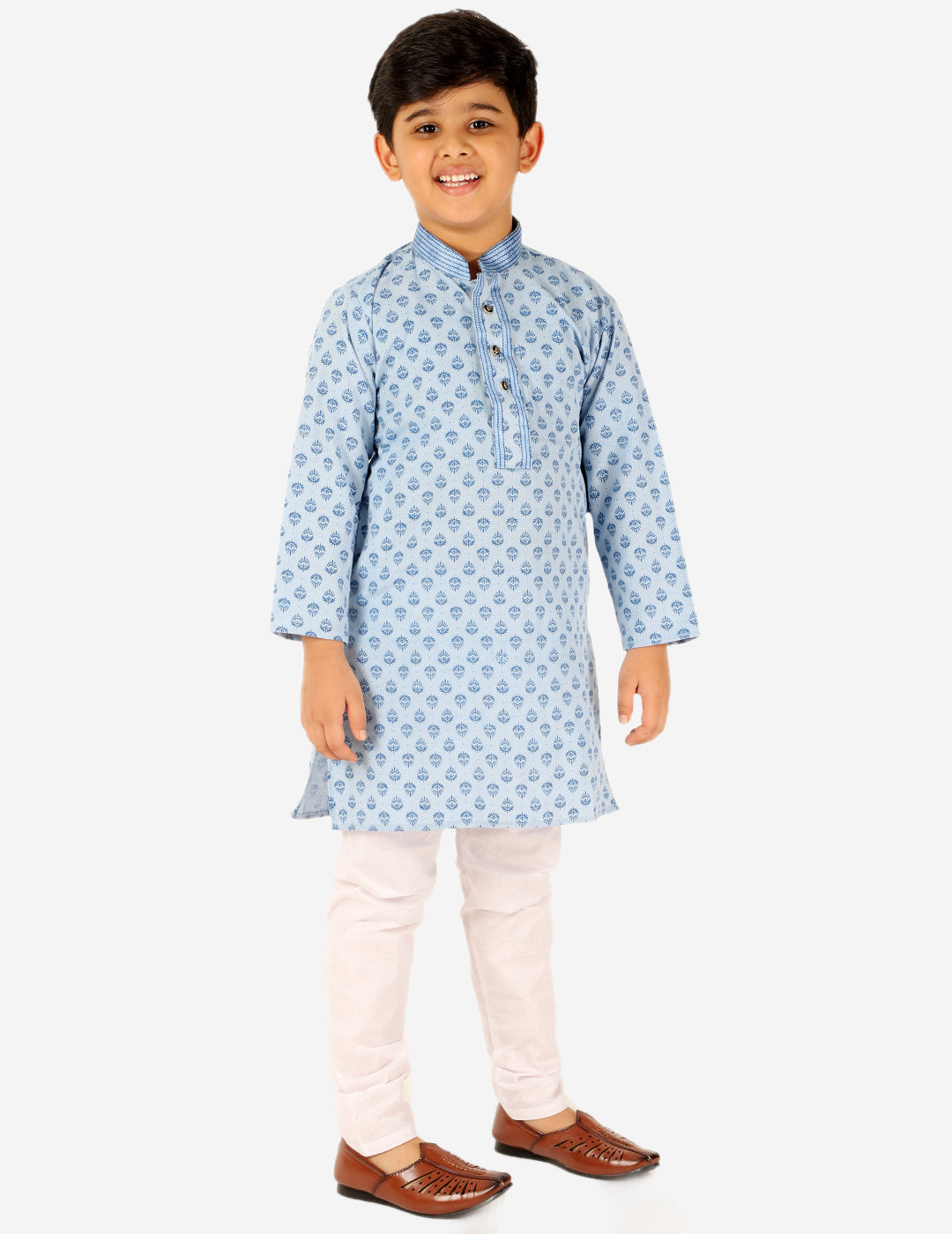 Pro Ethic Kurta Pajama For Boys Cotton Sky Blue (S-167)