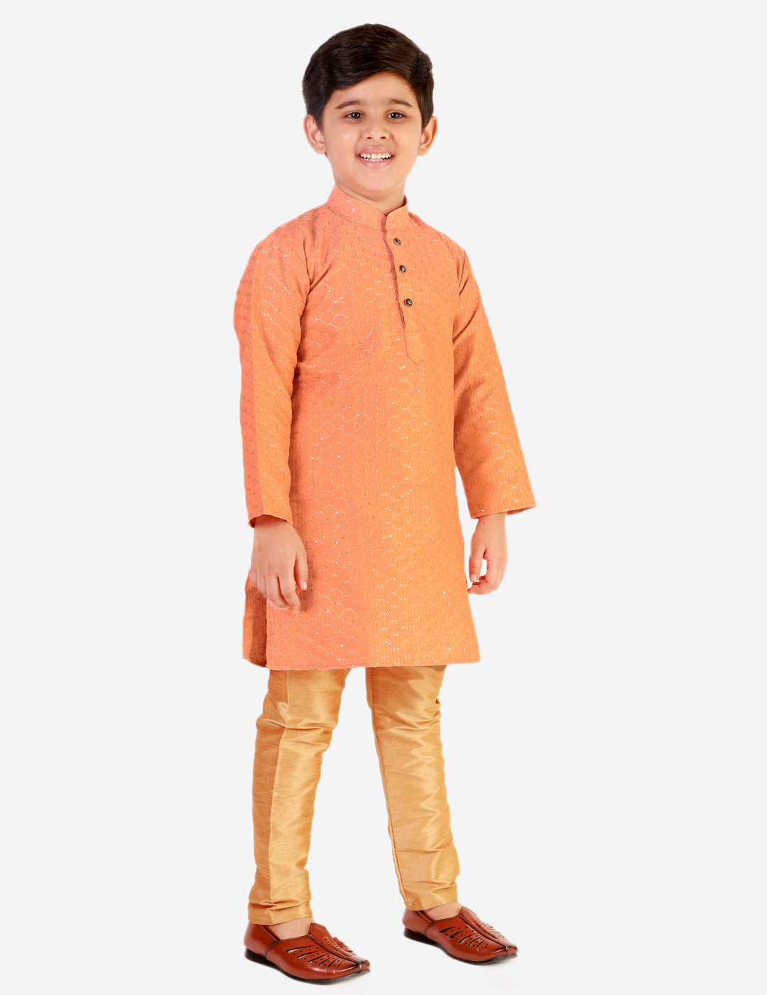 kids kurta pajama for boys 1 to 16 years light pink