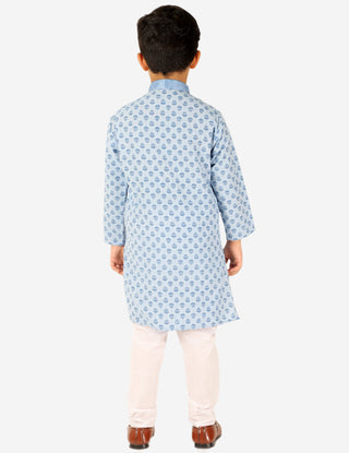 Pro Ethic Kurta Pajama For Boys Cotton Sky Blue (S-167)