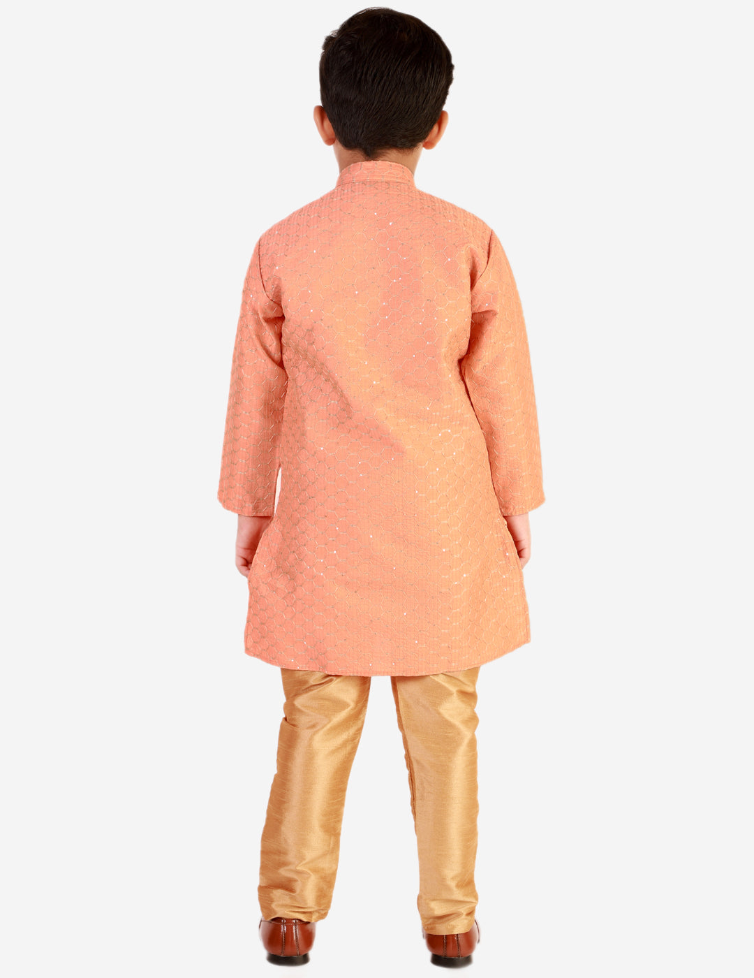 kids kurta pajama for boys 1 to 16 years light pink