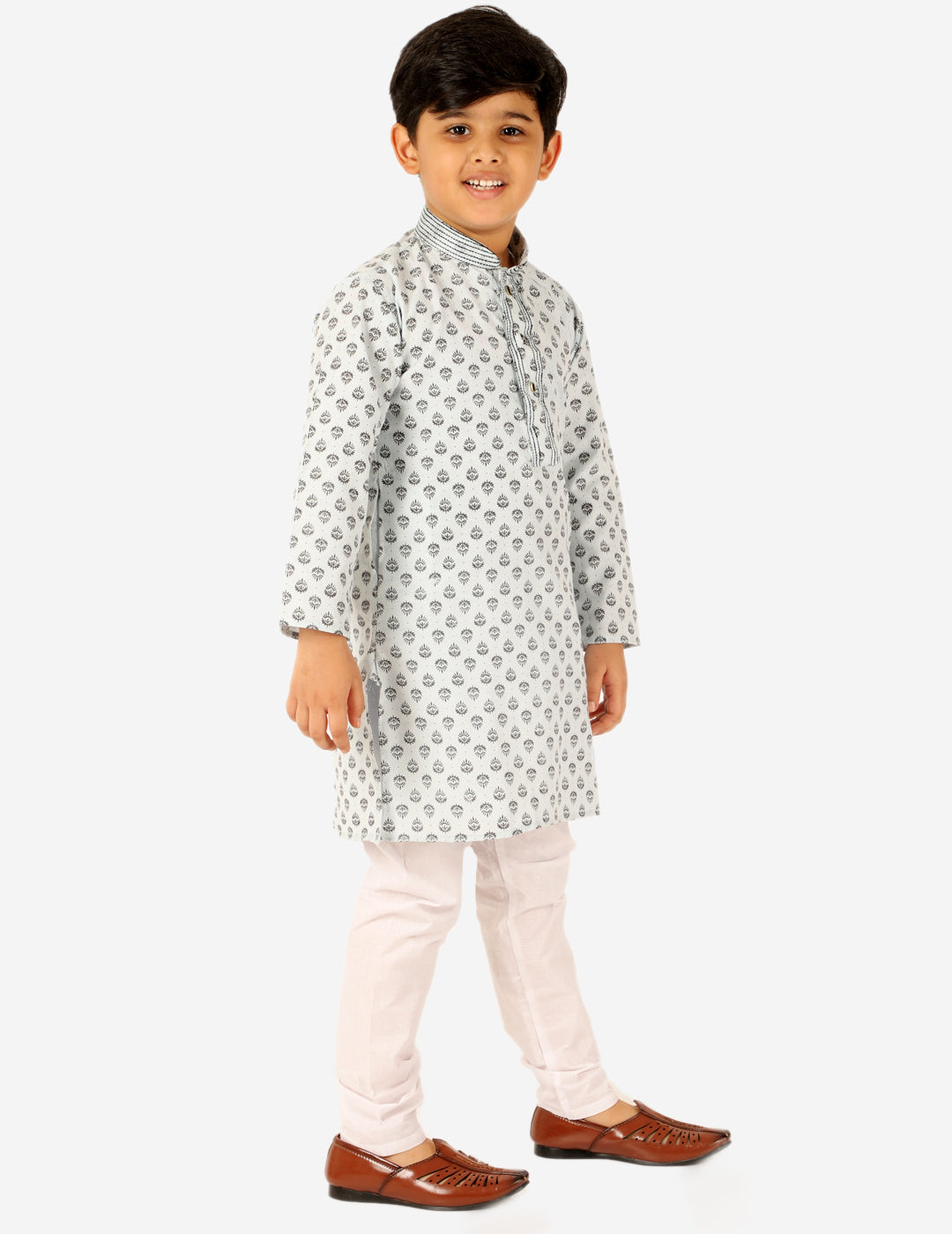 Pro Ethic Kurta Pajama For Boys Cotton Light Blue (S-167)