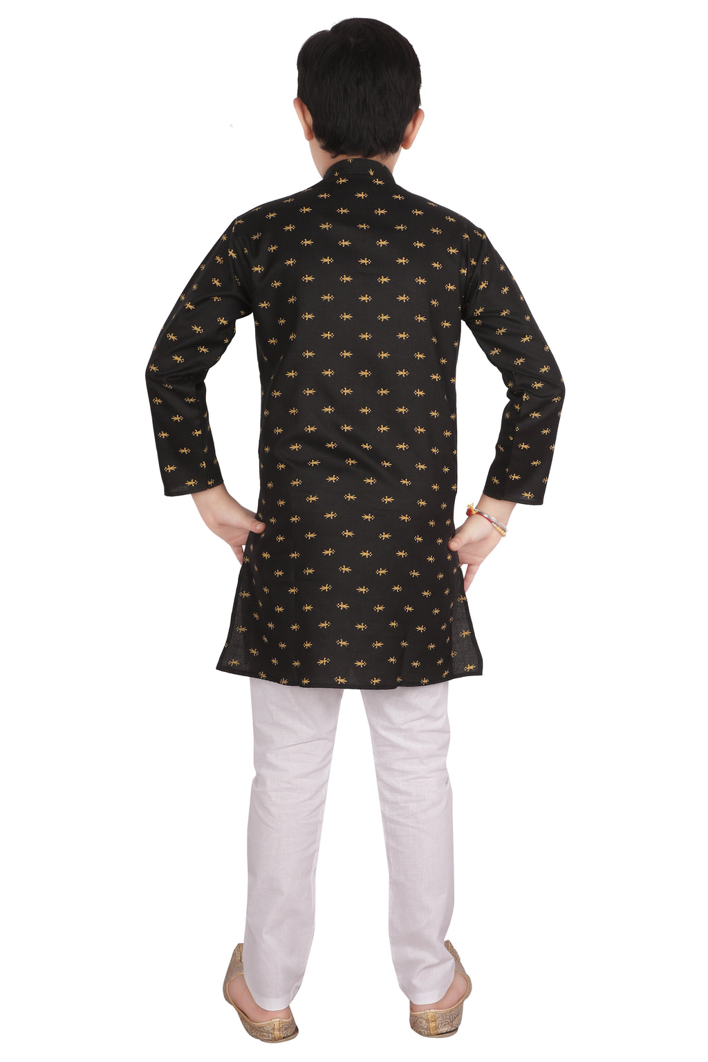 Pro Ethic Kids Kurta Pajama Set Cotton Black s-148