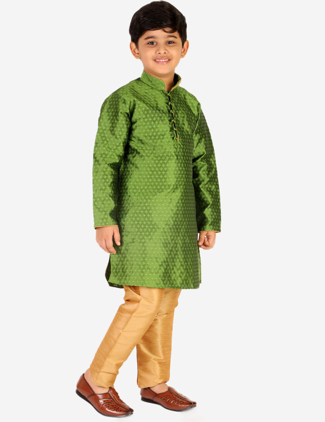 Pro Ethic Green Kurta Pajama For Boys - Cotton - 1 To 16 Y #S-129