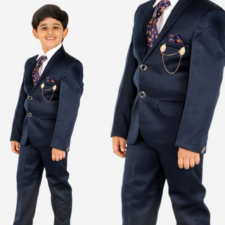 Pro Ethic Five Piece Suit For Boys Navy Blue T-128