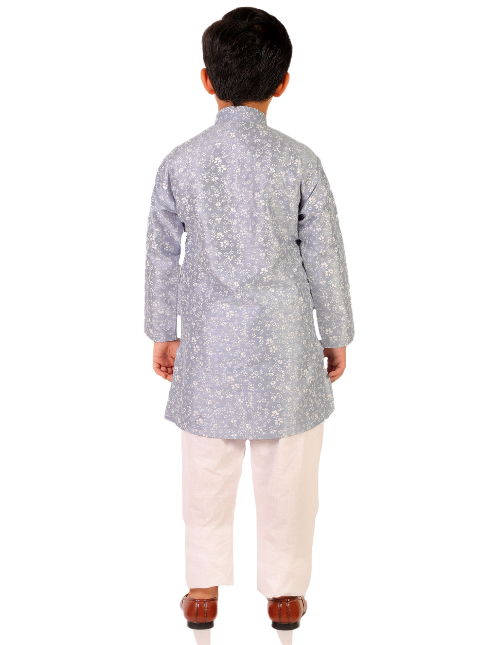Pro Ethic Boys Kurta Pajama Set Cotton Solid Design Sky Blue (S-171)