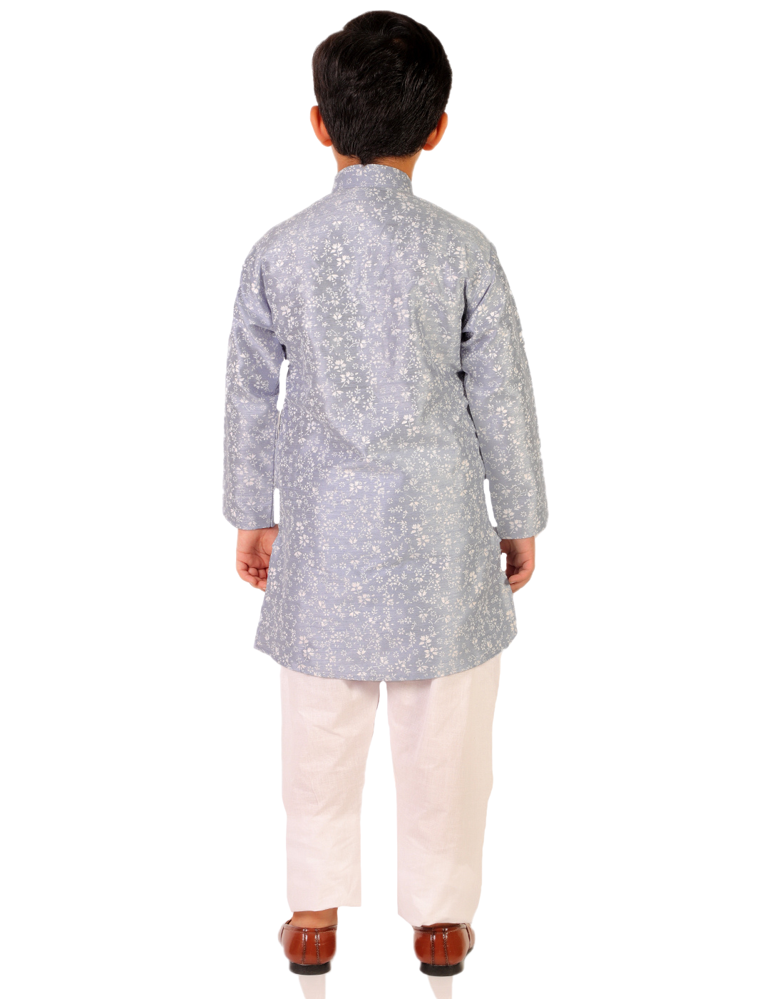 Pro Ethic Boys Kurta Pajama Set Cotton Solid Design Sky Blue (S-171)