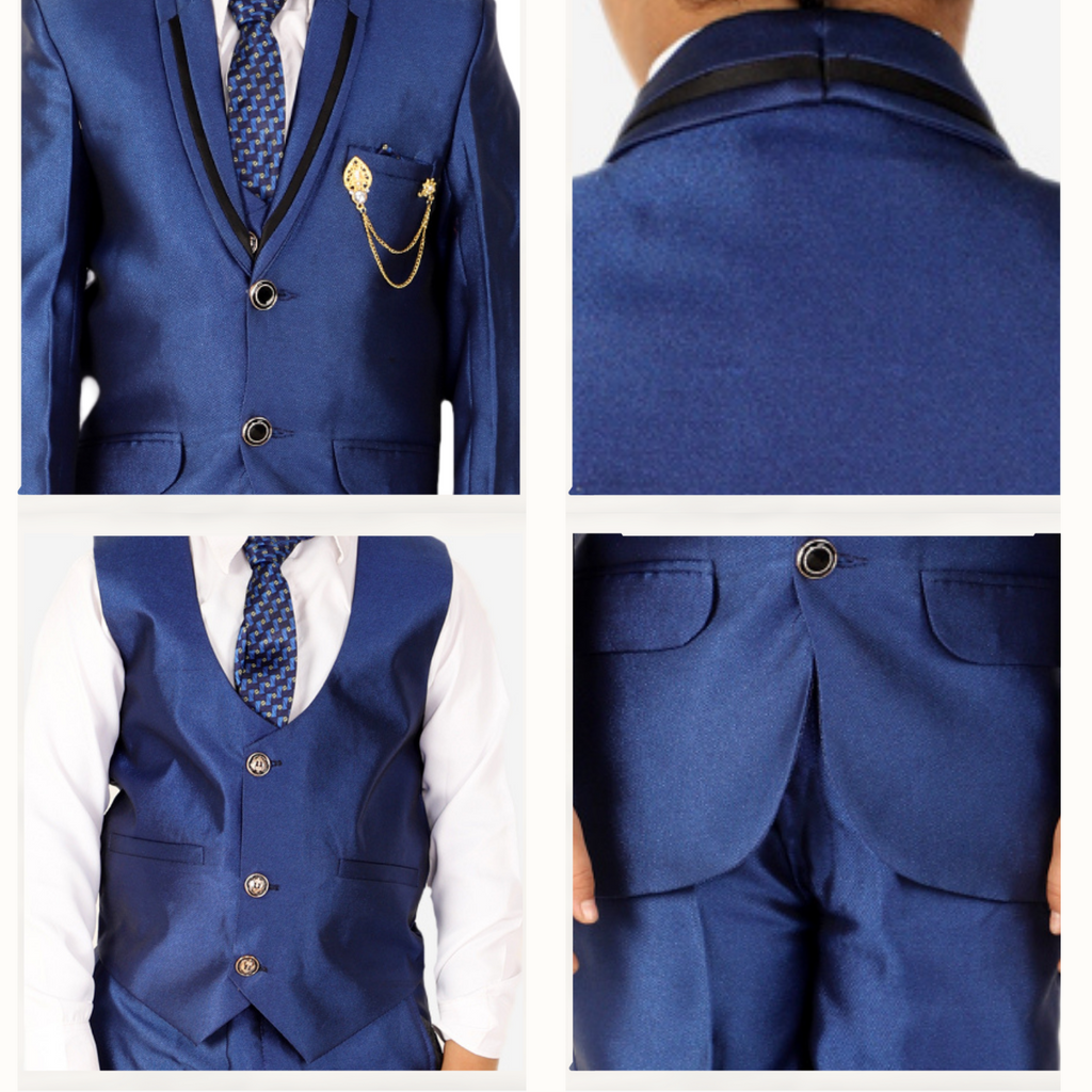 Pro Ethic Five Piece Suit For Boys Royal Blue T-127