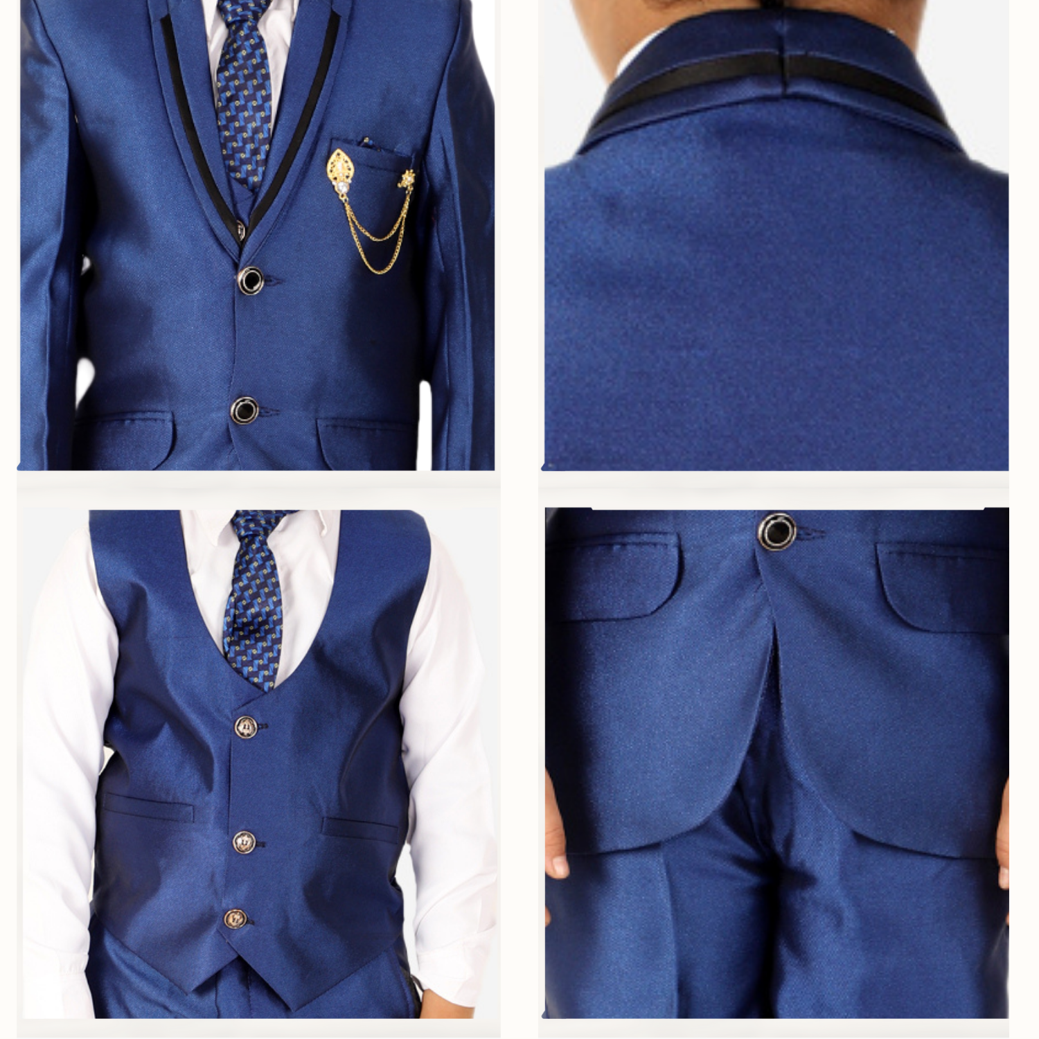 Pro Ethic Five Piece Suit For Boys Royal Blue T-127