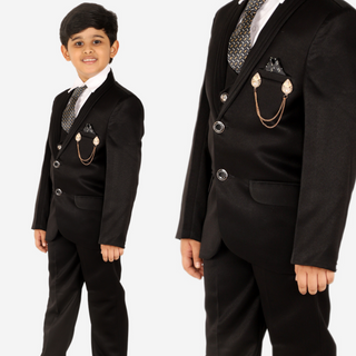 Pro Ethic Five Piece Suit For Boys Black T-128