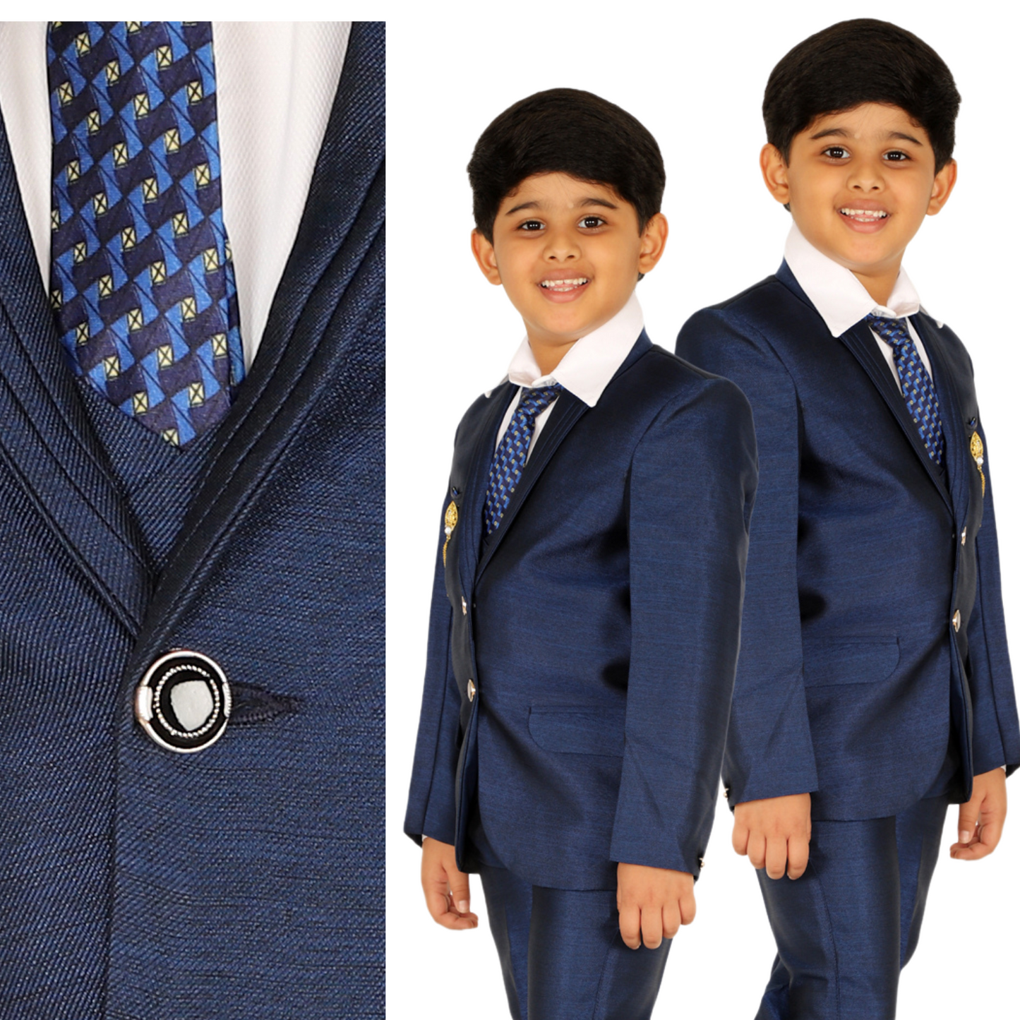 Pro Ethic Five Piece Suit For Boys Navy Blue T-126