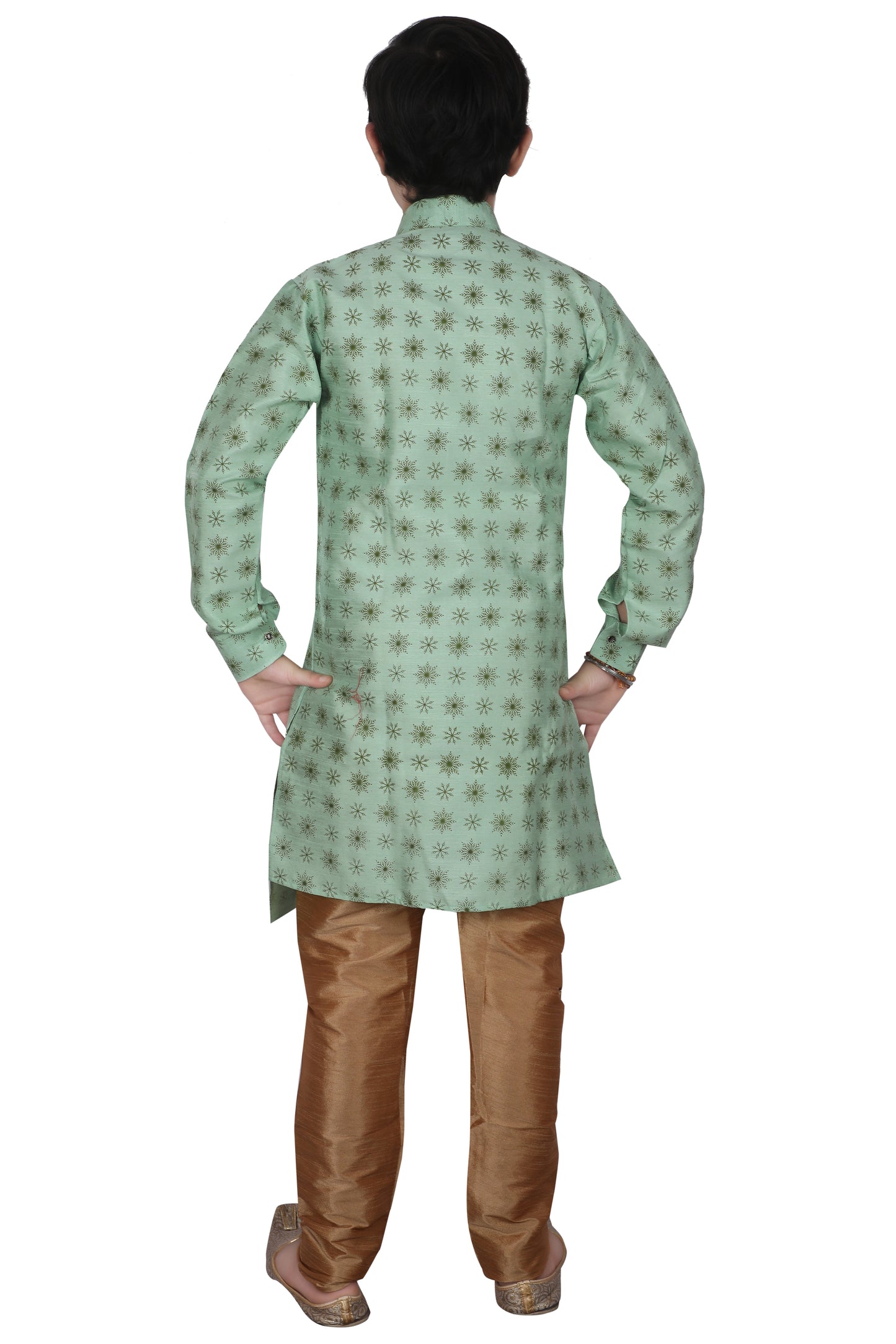 Pro Ethic Light Green Kurta Pajama For Boys Kids Ethnic Wear #139