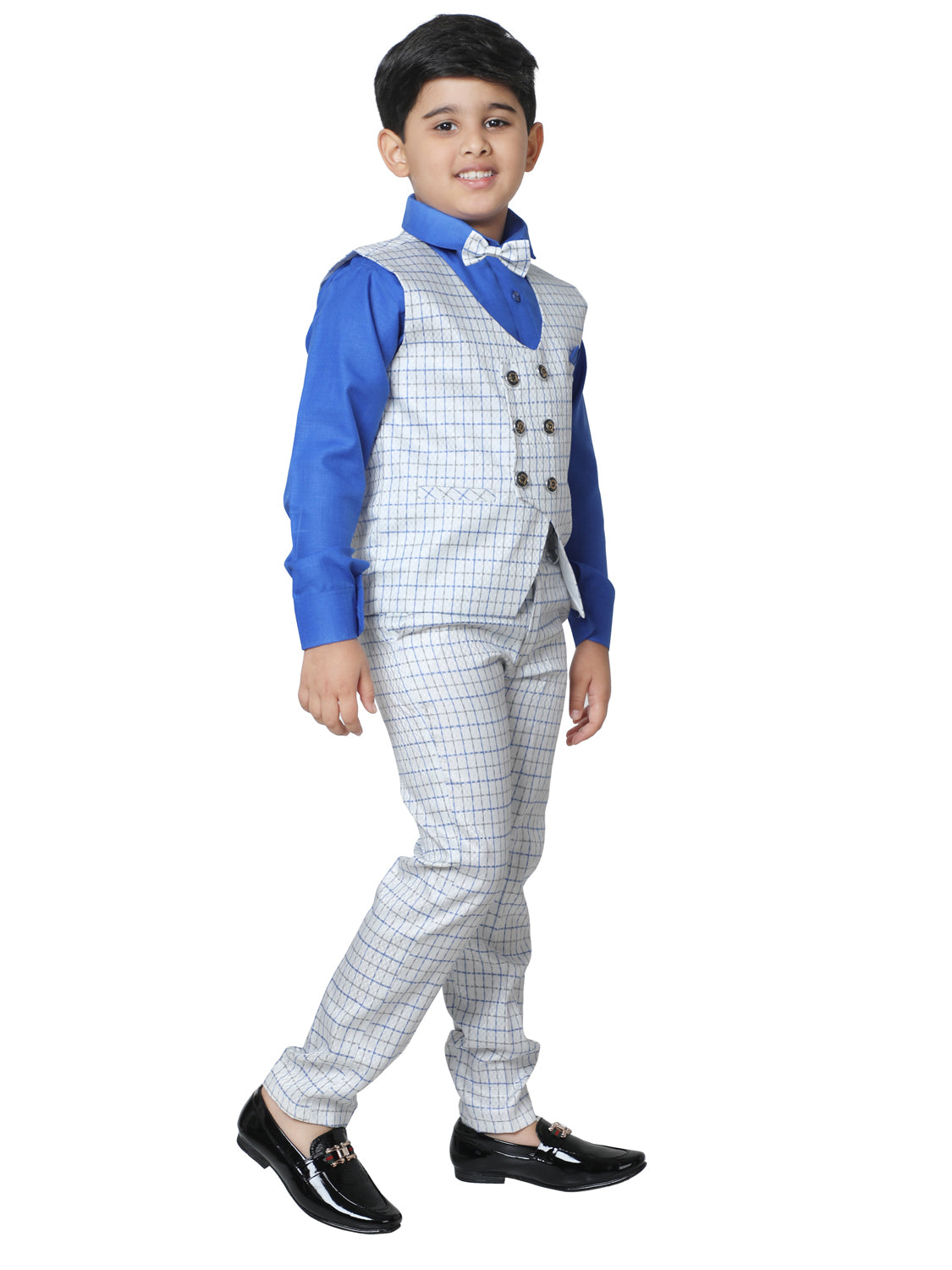 Pro Ethic Three Piece Suit For Boys Blue T-129