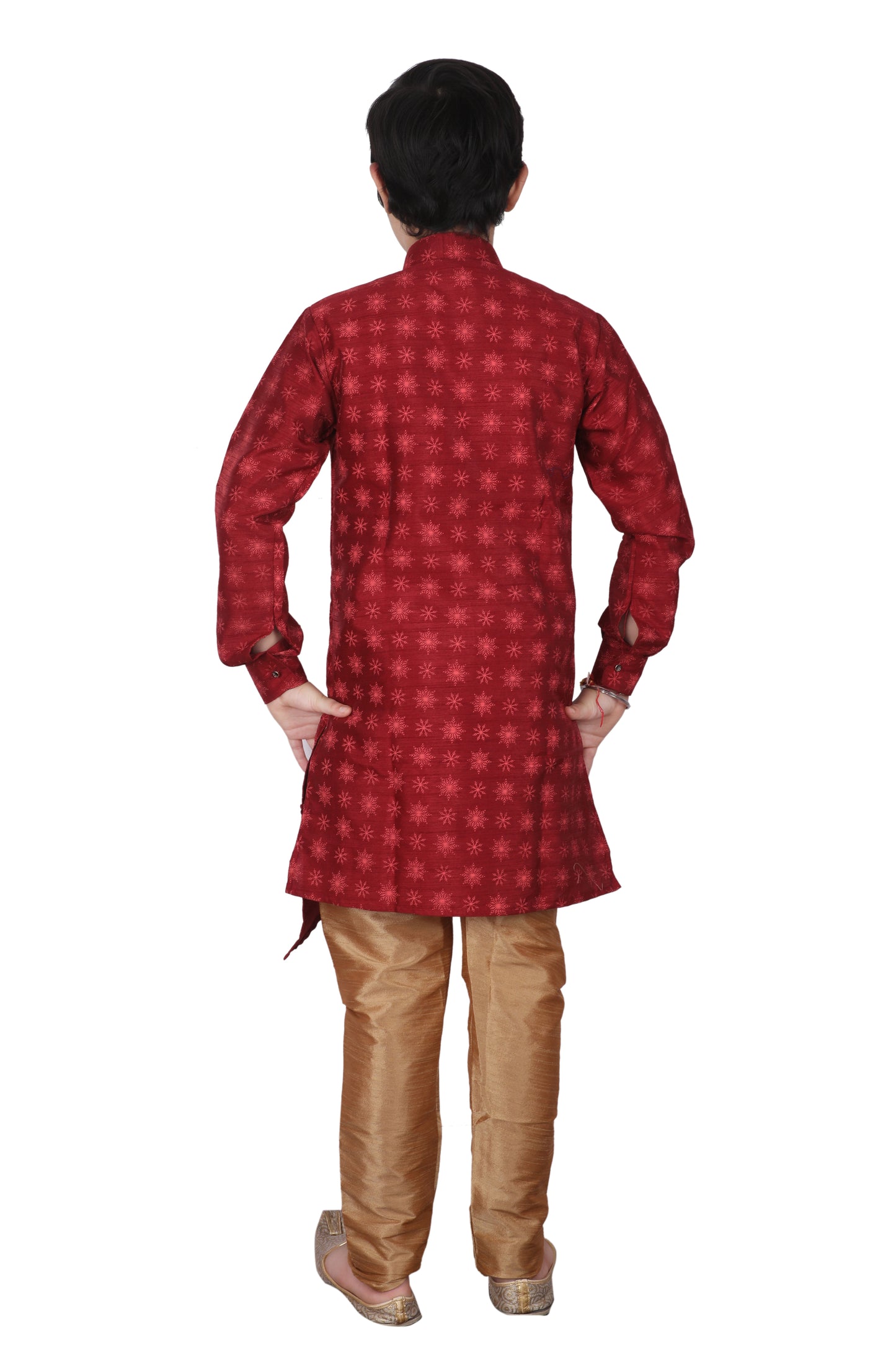 Pro Ethic Maroon Kurta Pajama For Boys Kids Ethnic Wear S-139