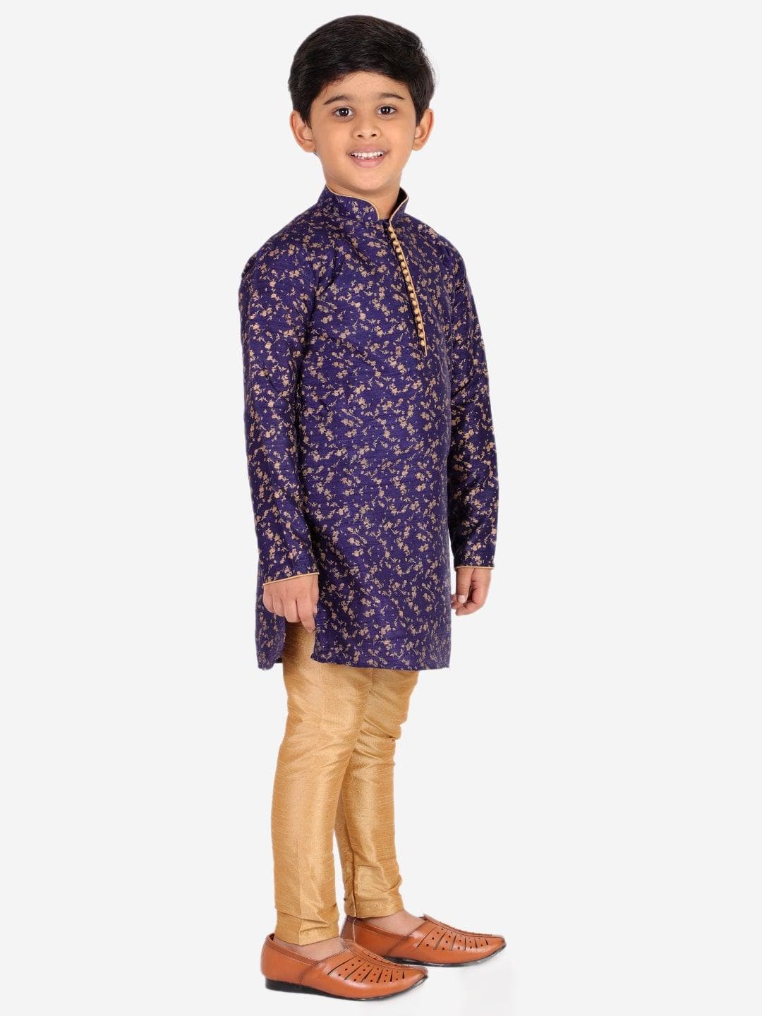 Pro Ethic Ethnic Wear Silk Kurta Pajama Set for Kids and Boys #S-117