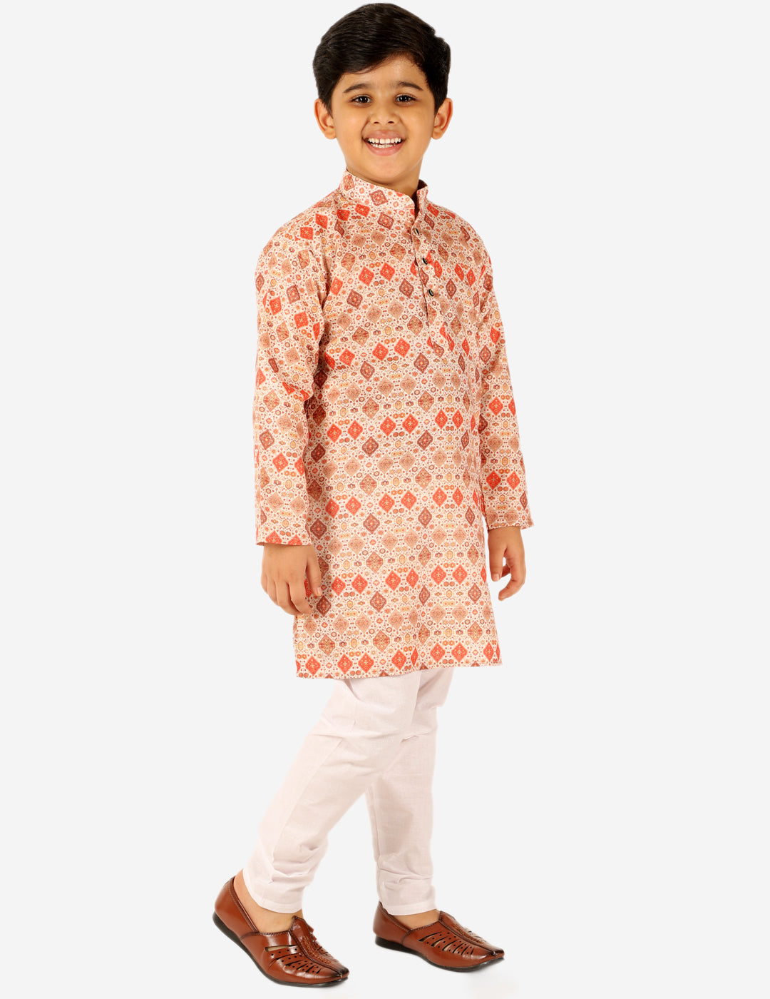 Pro Ethic Kurta Pajama For Boys Cotton Orange (S-166)