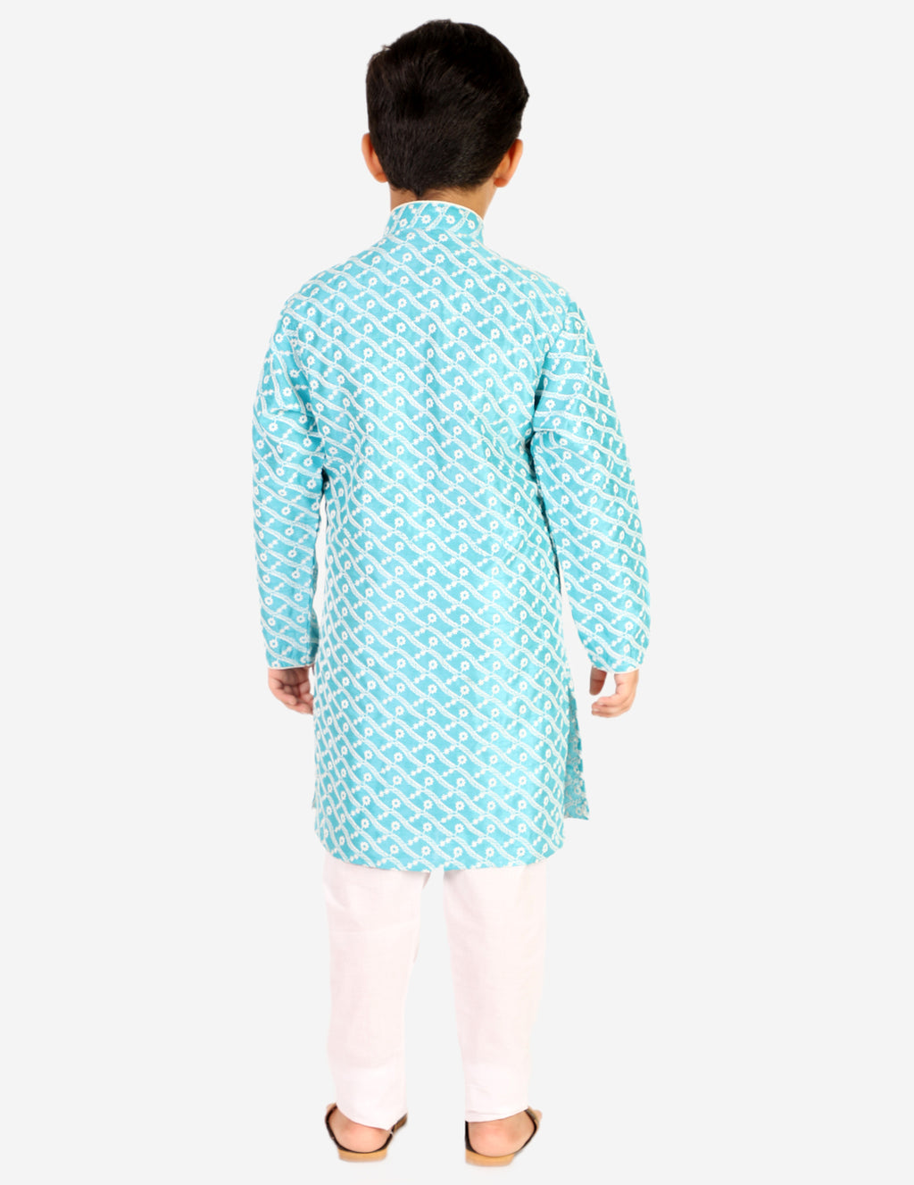 kids kurta pajama for boys 1 to 16 years sky blue