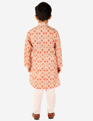 Pro Ethic Kurta Pajama For Boys Cotton Orange (S-166)