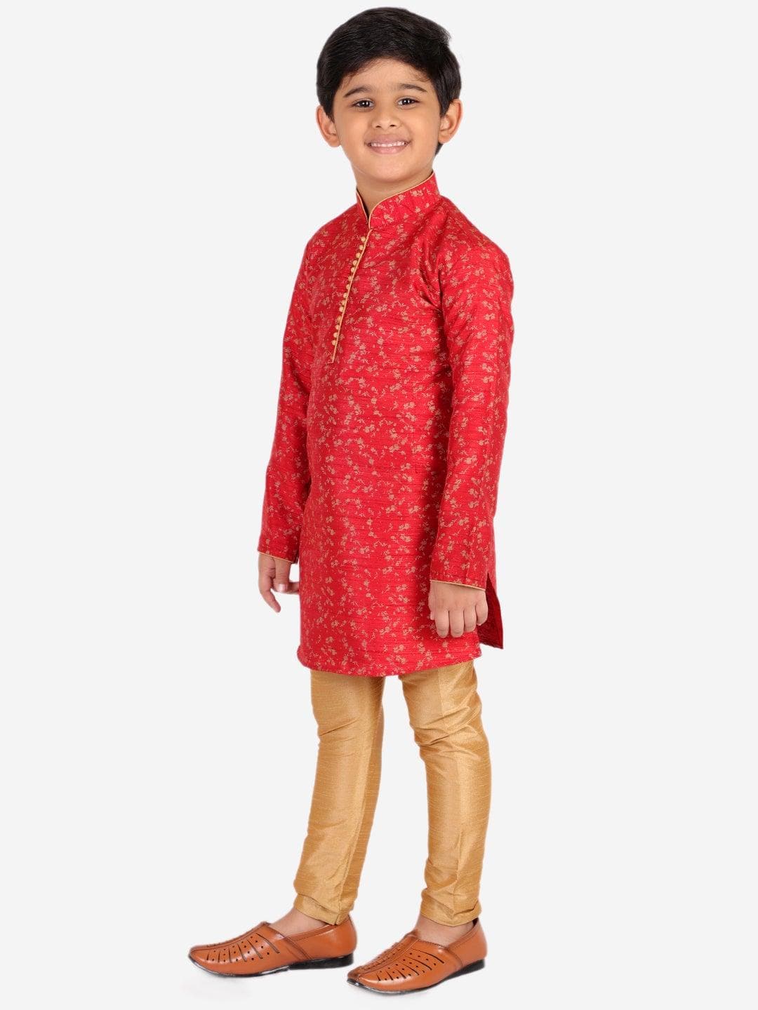 Pro Ethic Ethnic Wear Silk Kurta Pajama Set for Kids and Boys #S-117
