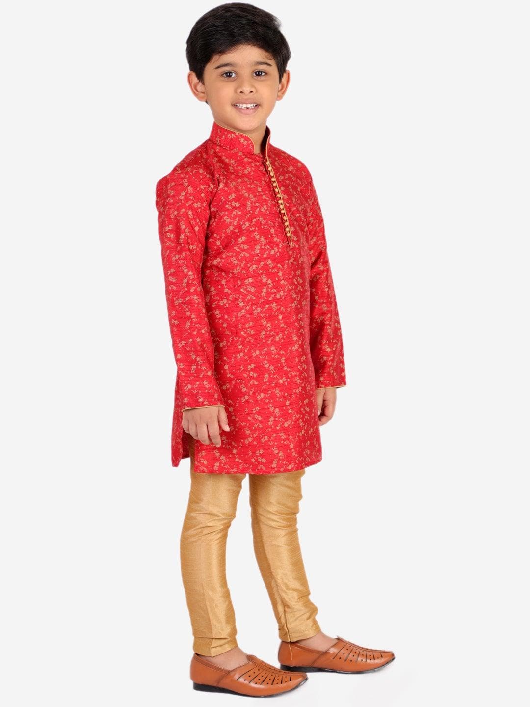 Pro Ethic Ethnic Wear Silk Kurta Pajama Set for Kids and Boys #S-117