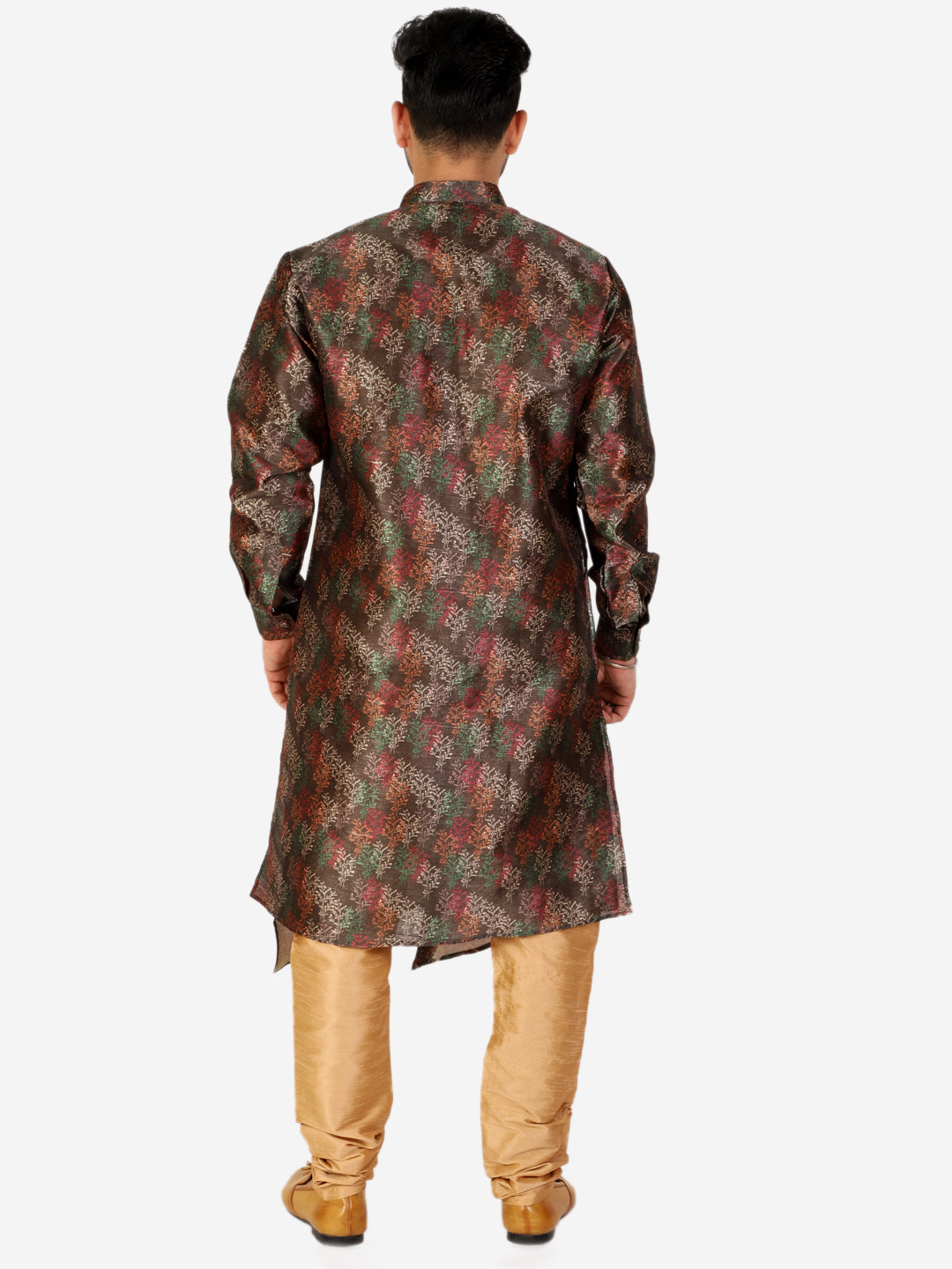 Pro Ethic Men's Kurta Pajama Set Silk - Dark Green (A-106)