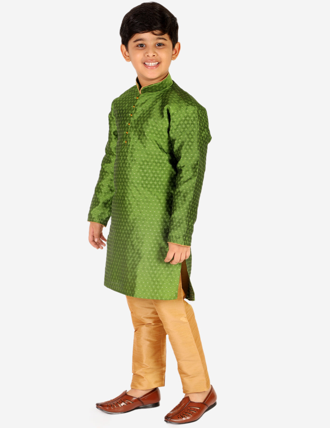 Pro Ethic Green Kurta Pajama For Boys - Cotton - 1 To 16 Y #S-129