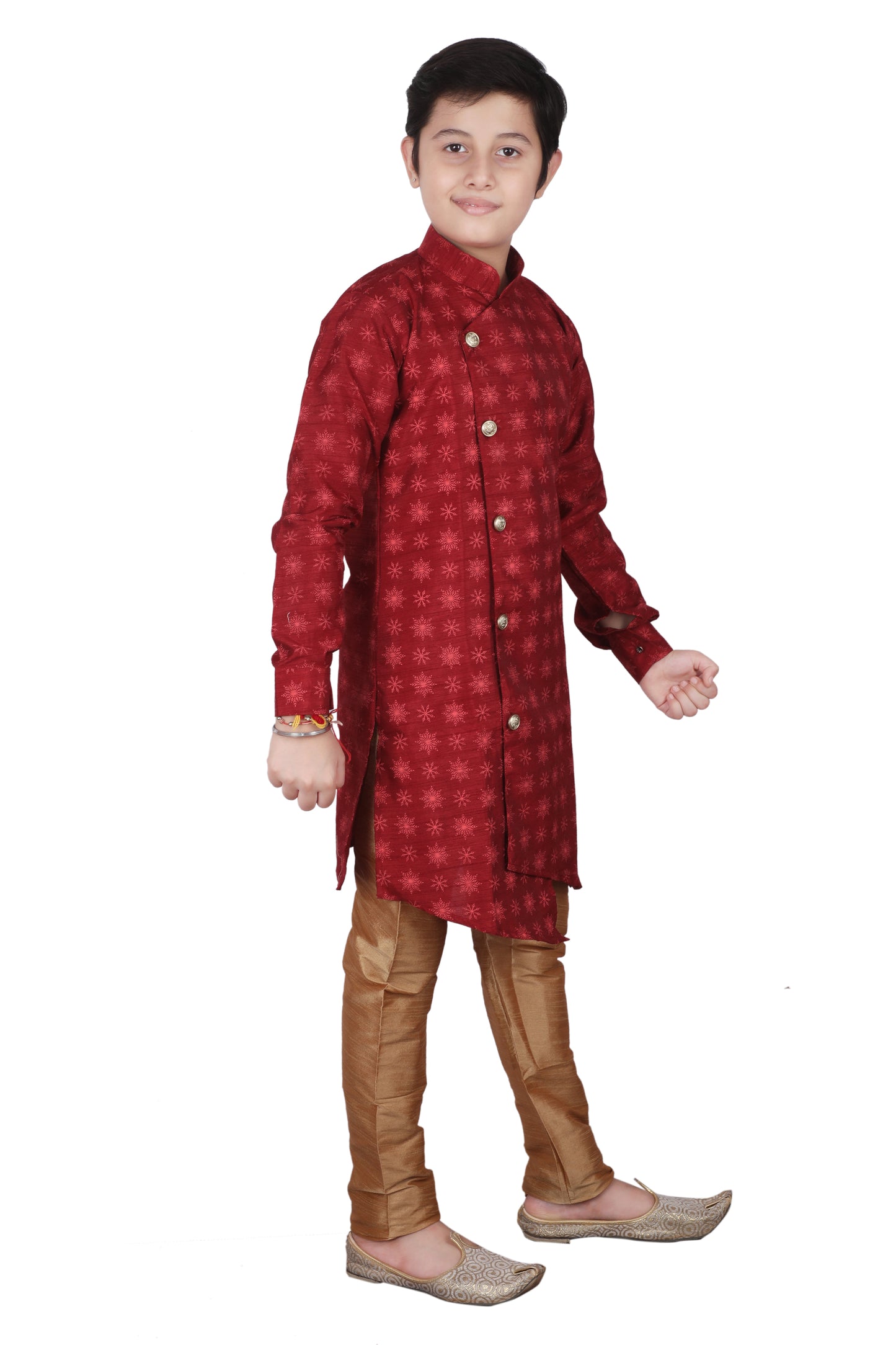 Pro Ethic Maroon Kurta Pajama For Boys Kids Ethnic Wear S-139