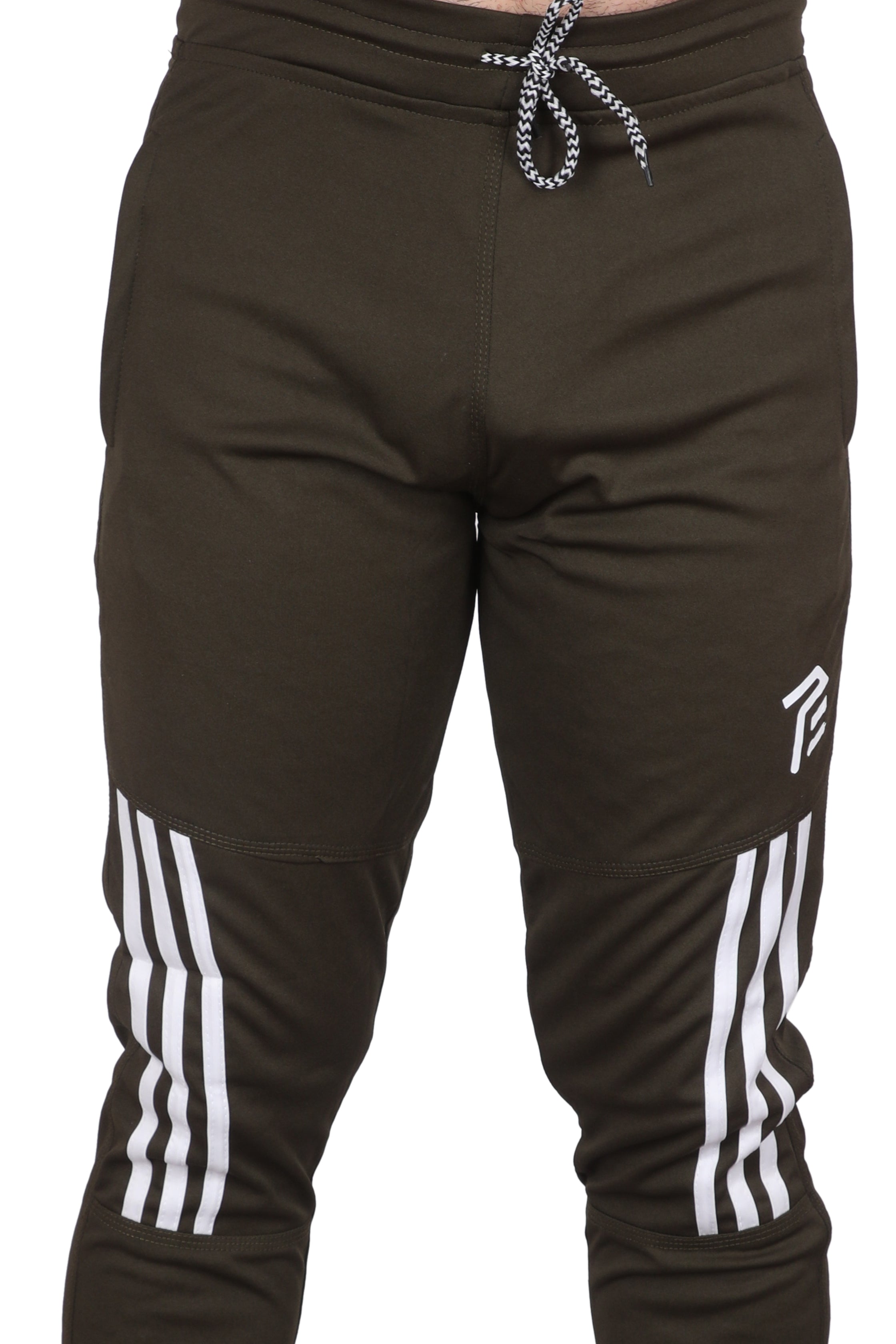 Pro Ethic Men's Lycra Track Pants Set Dark Green Pack of 1 #J-104