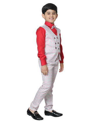 Pro Ethic Three Piece Suit For Boys Red T-129