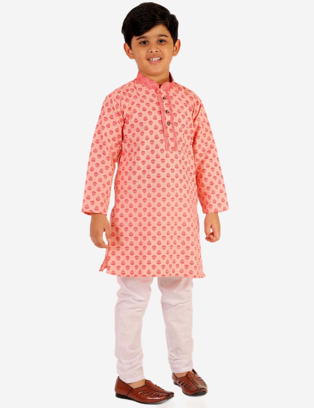 Pro Ethic Kurta Pajama For Boys Cotton Red (S-167)