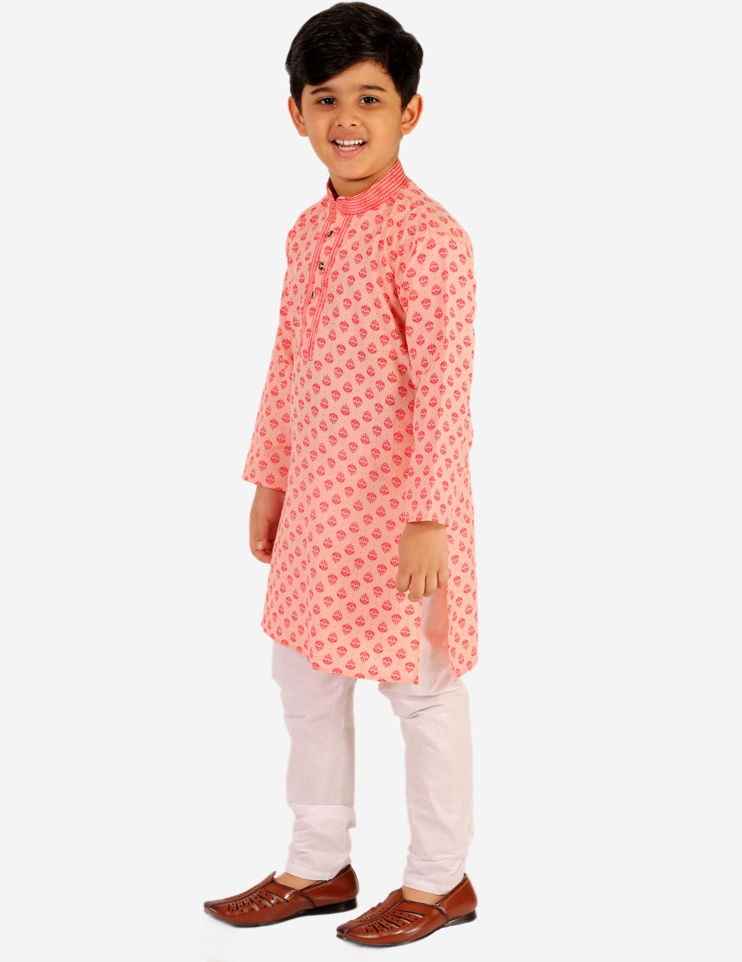 Pro Ethic Kurta Pajama For Boys Cotton Red (S-167)
