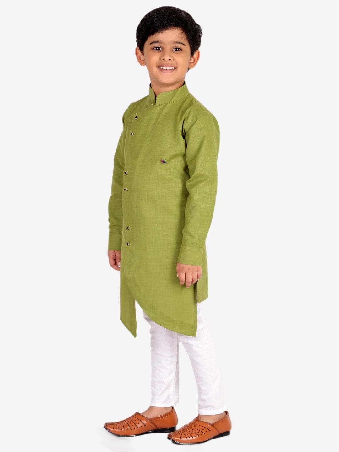 Pro Ethic Stylish Boys Kurta Pajama Set | Cotton | Kids Ethic Wear Kurta Set #S-109