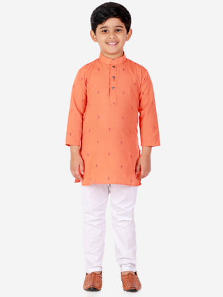 Pro Ethic Orange Kurta Pajama For Boys - Cotton - s-150